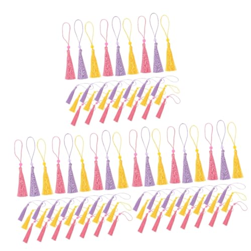Lurrose 3 Sätze Quasten Anhänger Für DIY Lesezeichen Handgefertigte Fächer Tasseln Und Helllila Hochwertige Dekoration Für Handarbeiten Und 30 Stück * 3 Lurrose 3 Sätze Quasten Anhänger Für DIY Lesezeichen Handgefertigte Fächer Tasseln Und Helllila Hochwertige Dekoration Für Handarbeiten Und 30 Stück * 3 von Lurrose