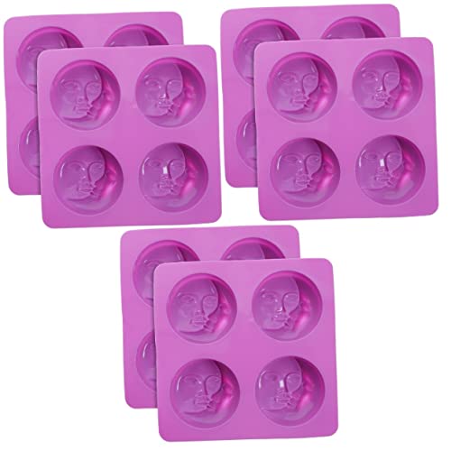 Lurrose 3 Sätze Seifenform Seifenherstellungssets Mondkuchenform Formen Zur Dessertherstellung Diy Zubehör Schöne Keksform Silikon-diy-form Dessert-diy-form Kieselgel Violett 2 Stück * 3 von Lurrose