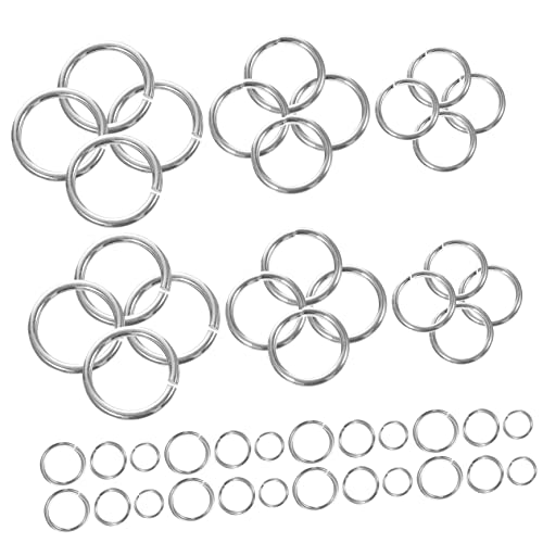 Lurrose 3 Schmuckring Aus Sterlingsilber Freundschaftsarmband-kit Kette Aus Sterlingsilber Schlüsselringe Goldene Ringe Biegeringe Aus Sterlingsilber Halskette-kit Stifte Silver Silber- von Lurrose