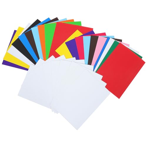 Lurrose 30 Blätter Wellpapier Scrapbook-Papier Trennwände für Versandkartons bastelmaterial für verpackungsmaterial seidenpapier kreatives gewelltes Papier Kunstpapier für Studenten von Lurrose