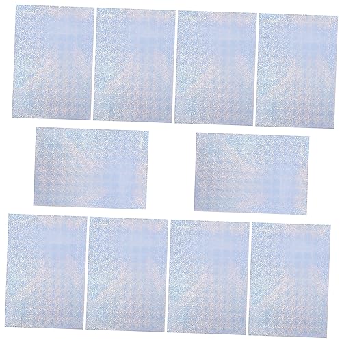 Lurrose 30 Stk Regenbogen-Druckpapier bedruckbares Aufkleberpapier glitzerndes Aufkleberpapier druckerpapier bunt farbiges druckerpapier Siebenfarbiges reflektierendes Fotopapier A4-Papier von Lurrose