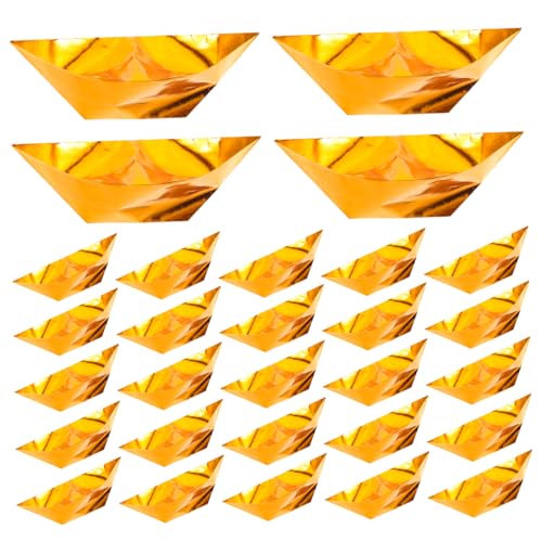 Lurrose 300 Blatt Barrenpapier essbares Blattgold Weihnachtsgeschenkpapier Gold Blatt Papierbarren esspapier geldschein papiergeld Ahnen-Tribut anbeten Grabfegen-Tagesversorgung Golden von Lurrose