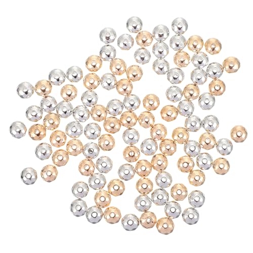 Lurrose 300St polyedrische Abstandsperlen Zange Edelstein Perlen für die Herstellung von Armbändern Webstuhl Schmuckperlen beads Schmuckzubehör selber machen Halskette Perlen ccb Colorful von Lurrose