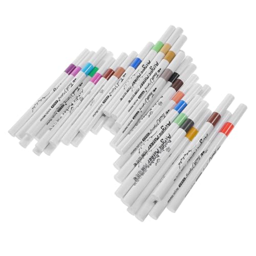 Lurrose 36 Stück Acryl Marker Farbstift Farbmarker Stift Scrapbooking Farbmarker Farbmarker Zeichnung Farbmarker Acryl Marker Zeichnung Acrylstifte Propylen von Lurrose