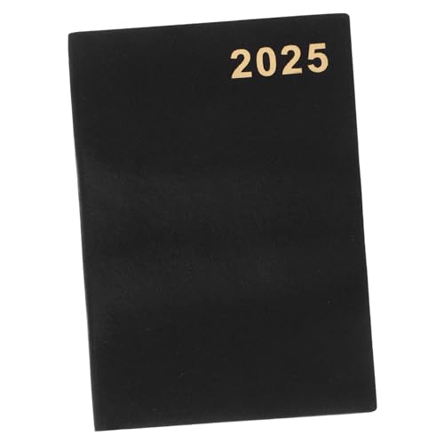 Lurrose 365 Agenda-Buch arbeitsplatz Organisation zeitmanagement Tagesplaner Notizblock zu machen Planer 2025 täglich zu tun täglicher Notizblock täglicher Schreibtischplaner Papier Black von Lurrose