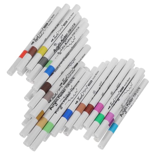 Lurrose 36St Acrylmarker acrylic pen schreibkladde porcelain pen skizzenstifte Bastelstift marked Scrapbooking-Marker aus Acryl Zeichenstifte Acrylstift für Erwachsene Farbstifte Plastik von Lurrose