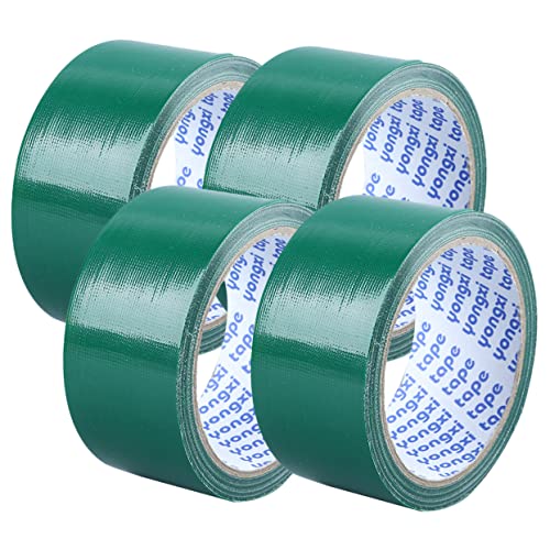 Lurrose 4 Rollen Wasserdichtes Gewebeband Leitung Doppelseitiges Klebeband Doppelklebeband Band Schwere Doppelt Wandband Boho- Klebestreifen Bad Polyethylen Und Gazefaser Dark Green von Lurrose