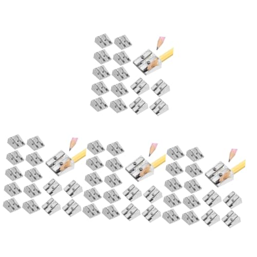 Lurrose 4 Sätze Bleistiftspitzer Aus Aluminiumlegierung Bleistiftspitzer Masse Tragbarer Bleistiftspitzer Tragbare Bleistiftspitzer Werkzeug Zum Anspitzen Von Bleistiften 16 Stück * 4 von Lurrose