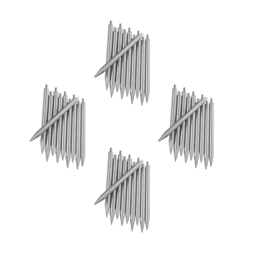 Lurrose 4 Sätze Kugelschreiber Aus Edelstahl Bezaubernder Schreibstift Hausbedarf Schreibfeder Für Den Haushalt Schreibzubehör Entzückende Schulstifte Rostfreier Stahl Silver 10 Stück * 4 von Lurrose