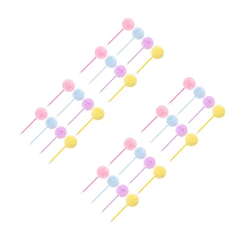 Lurrose 4 Sätze Kugelschreiber Schulstifte Schreibutensilien Stifte Zum Schreiben Stifte Schreibstift Schöner Stift Schulmaterial Für Mädchen Dekorativer Pomponstift Pp 8 Stück * 4 von Lurrose