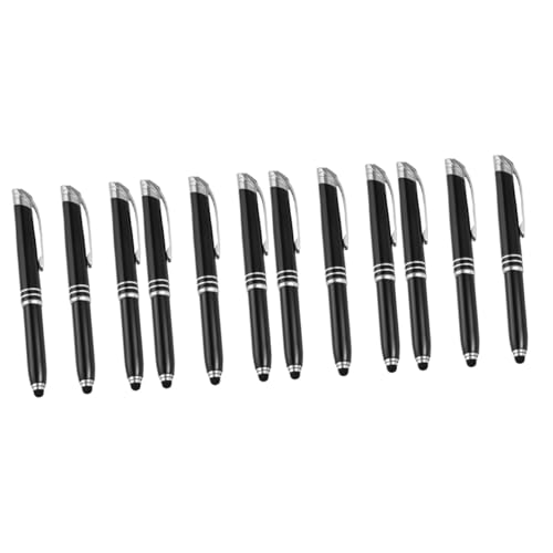 Lurrose 4 Sätze Leuchtender Kugelschreiber Stifte Multi Schreibutensilien Büromaterial Tragbarer Schreibstift Mit Licht Unterschriftenstift Für Den Haushalt Metall Black 3 Stücke * 4 Lurrose 4 Sätze Leuchtender Kugelschreiber Stifte Multi Schreibutensilien Büromaterial Tragbarer Schreibstift Mit Licht Unterschriftenstift Für Den Haushalt Metall Black 3 Stücke * 4 von Lurrose