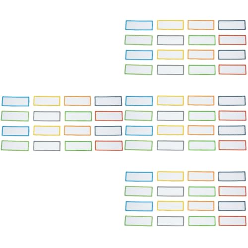 Lurrose 4 Sätze Magnetische Namens Aufkleber Whiteboard-magnetetikett Namensschilder-magnet Schreiben Sie Auf Magnetaufkleber Etiketten Magnetischer Türverschluss Eva 16 Stück * 4 von Lurrose