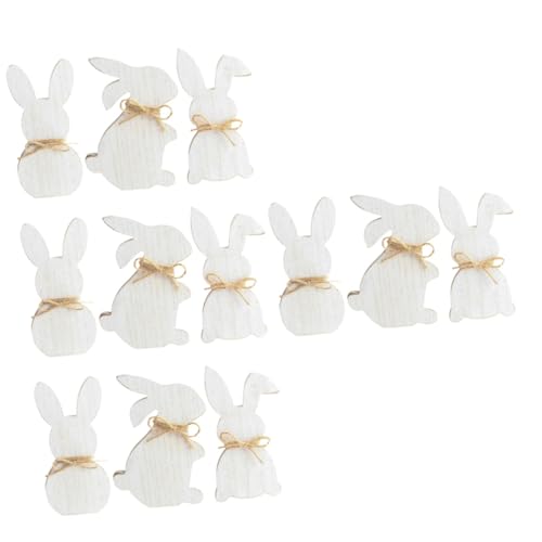 Lurrose 4 Sätze Osterhase Buchregal Dekoration Easter Bunny Holzdeko Festliche Fensterdekoration Ostern Diy Kaninchen Häschenornamente Zum Selbermalen Hölzern 3 Stück * 4 von Lurrose