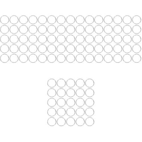 Lurrose 4 Sätze Schlüsselanhänger Mit Offenem Ring Schlusselanheger Schlüsselanhänger Schlusselringen Spaltringe Für Die Schmuckherstellung Schlüsselring-clips Eisen Silver 200 Stück * 4 von Lurrose