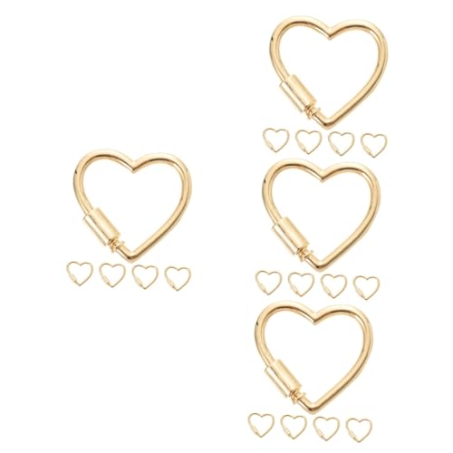 Lurrose 4 Sätze Schmuckschnalle Diy Schmuckteile Schmuck Diy Verschlüsse Verbindungsschnallen Für Schmuck Verschlüsse Für Schmuck Schmuckzubehör Golden Zinklegierung 5 Stück * 4 von Lurrose