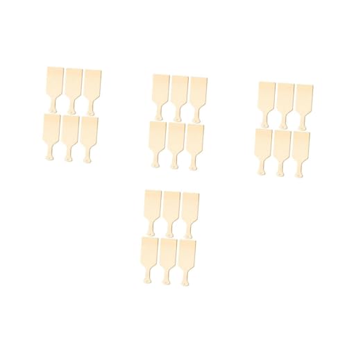 Lurrose 4 Sätze Schneidebrett Mit Holzgriff Unfertiges Holzpaddel Diy-bretter Kleines Holzschneidebrett Miniatur-fleischbrett Handpaddel Schneidebrett Klein Beige Buchsbaum 6 Stück * 4 von Lurrose