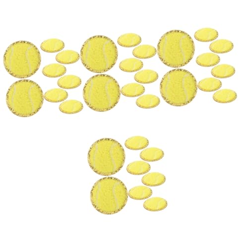 Lurrose 4 Sätze Stickereiflecken Multifunktionale Mantelflicken Kleine Kleiderflicken Dekorative Fellflecken Kleidungsversorgung Austauschbare Kleiderflicken Baumwolle Yellow 8 Stück * 4 von Lurrose