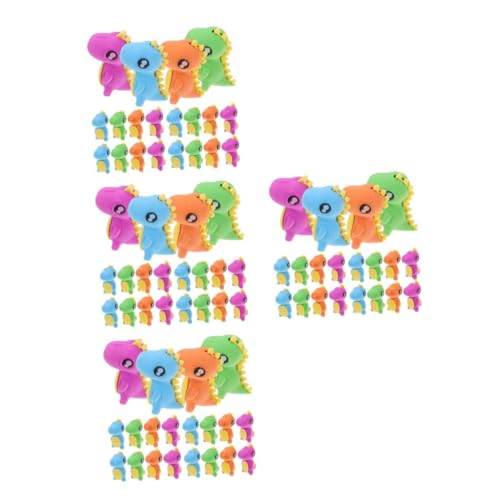 Lurrose 4 Sätze Tierischer Radiergummi Dinosaurier-spielzeugautos Dinosaurierfiguren Mini Kind Erasers for Schulsachen Kleine Radiergummis Radiergummi Haustiere Plastik 24 Stück * 4 von Lurrose