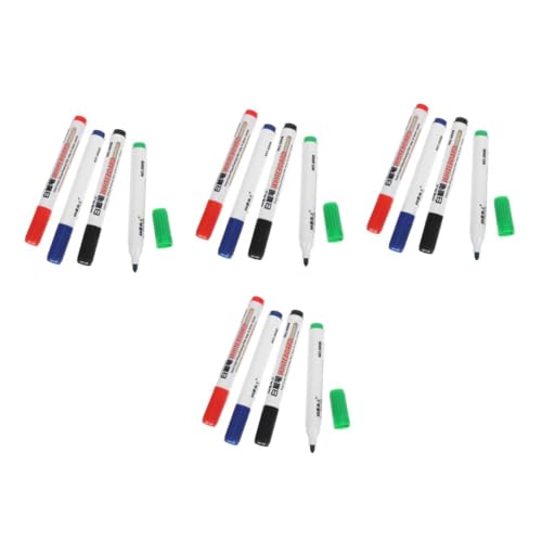 Lurrose 4 Sätze Whiteboard Stift Transparentes Klebeband Farbige Whiteboard Marker Klemme Lampenfassungen Adapter Lampenfassungen Auswechselbare Halterung Hardware 4 Stück * 4 von Lurrose