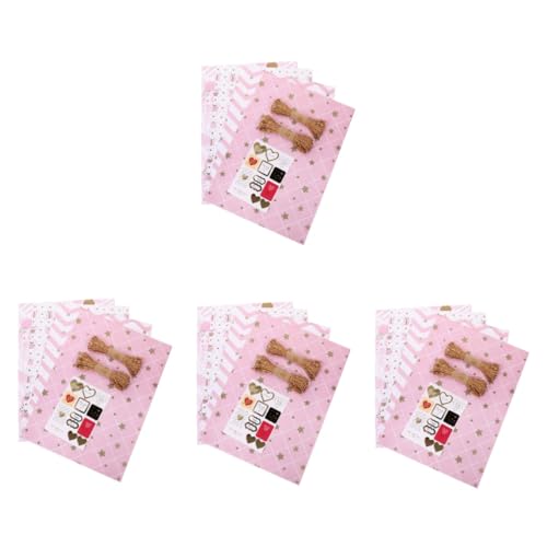 Lurrose 4 Sätze glänzendes Geschenkpapier Blumenstrauß-Geschenkpapier Hochzeitsdekorationen für die Zeremonie paketpapier packpapier DIY verpackungspapier Blumenverpackungspapier von Lurrose