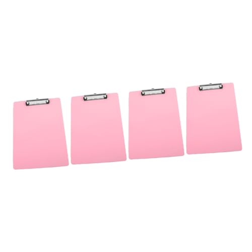 Lurrose 4 Stück Aufbewahrungs Schreibtafel Schreib Klemmbrett Schreibtafeln Aktenordner Klemmbretter Papier Akten Organizer Metall Klemmbrett Mit Aufbewahrung Kleines Klemmbrett von Lurrose