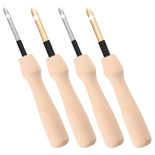 Lurrose 4 Stück Teiliges Punch Needle Diy Stanznadel für Anfänger Ergonomischer Holzgriff Kupfer für Wollfilzen Tragbar und Langlebig Lurrose 4 Stück Teiliges Punch Needle Diy Stanznadel für Anfänger Ergonomischer Holzgriff Kupfer für Wollfilzen Tragbar und Langlebig von Lurrose