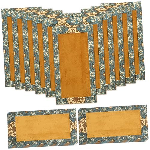 Lurrose 40 Blätter Batik Handschrift Reispapier Kunstdruckpapier Seidenpapier Esspapier für Kuchen Pergamentpapier kalligraphie set kalligrafie set Hausbedarf Versorgung schreiben von Lurrose