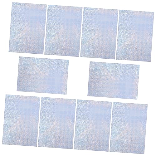 Lurrose 40 Stk Regenbogen-druckpapier Wasserfeste Premium-fotopapiere Holografisches Aufkleberpapier Reflektierende Aufkleber Druckerpapier Bedruckbares Vinyl-aufkleberpapier Das Haustier von Lurrose