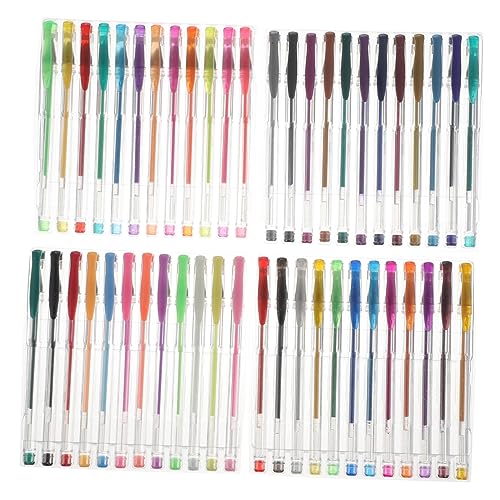 Lurrose 48St farbiger Signaturstift metallischer Pinselstift bunte Gelstifte Farbroller gel schreibstifte gel ink pen kugelschreiber Zeichenstifte farbige Gelstifte Plastik Colorful von Lurrose