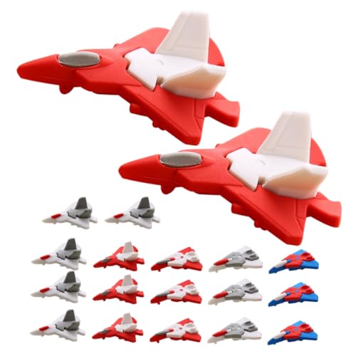 Lurrose 48st Flugzeug Radiergummi Coole Radiergummis Kleine Cartoon-radierer Kinder Malen Radiergummis Tragbare Radiergummis Für Kinder Radiergummis Für Kinder Bulk Mini-radierer von Lurrose