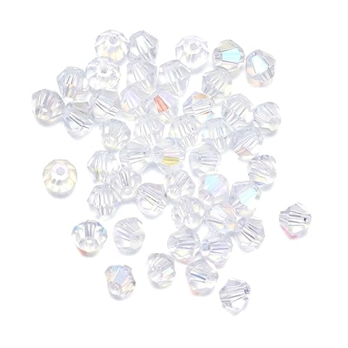 Lurrose 4MM Transparente Kristallperlen Diamantperlen DIY Bastelzubehör Für Schmuckherstellung Und Bastelarbeiten von Lurrose