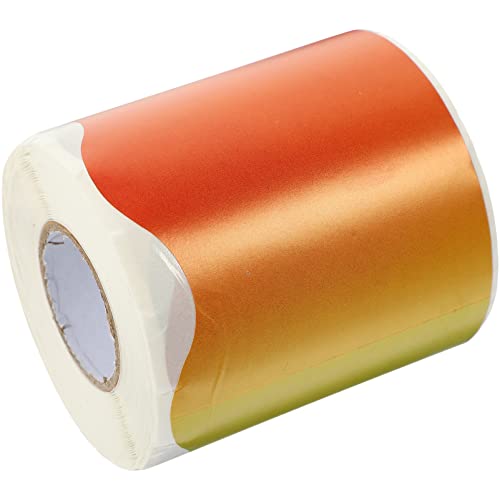 Lurrose 5 Rollen Farbverlauf-Grenze-Aufkleber Wand Punkt Planke Briefe light würfelunterlage buchstaben aufkleber dekoration dekorativer Randbesatz abnehmbare Bordüre Papier Colorful von Lurrose