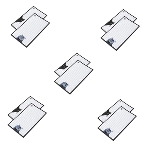 Lurrose 5 Sätze 5 Sets Notiztafel Sammelalbum Memo Aufkleber Seitenmarkierungen Notizblöcke Abreißbare Memo Aufkleber Klassenzimmer Dekoration Büro Schreibtisch Zubehör 2 Stück * 5 von Lurrose