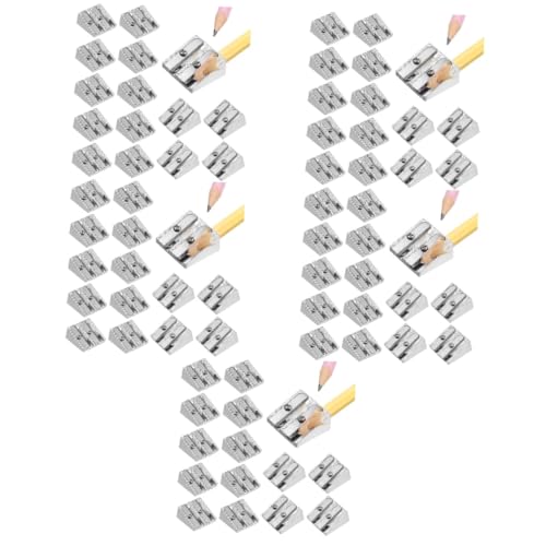 Lurrose 5 Sätze Bleistiftspitzer Aus Aluminiumlegierung Bleistiftspitzer Großpackung Eyeliner- Bleistift Anspitzer Bleistiftanspitzer Büro-schreibtischzubehör 16 Stück * 5 von Lurrose