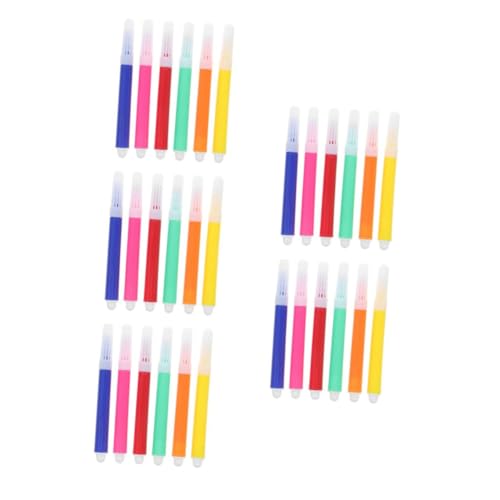 Lurrose 5 Sätze Buntstifte Malstifte Wasserfarben Stifte Graffiti-marker Malstifte Mit Feiner Spitze Farbige Markierungen Aquarell-pinselstifte Aquarellpinsel Plastik 12er Pack*5 von Lurrose