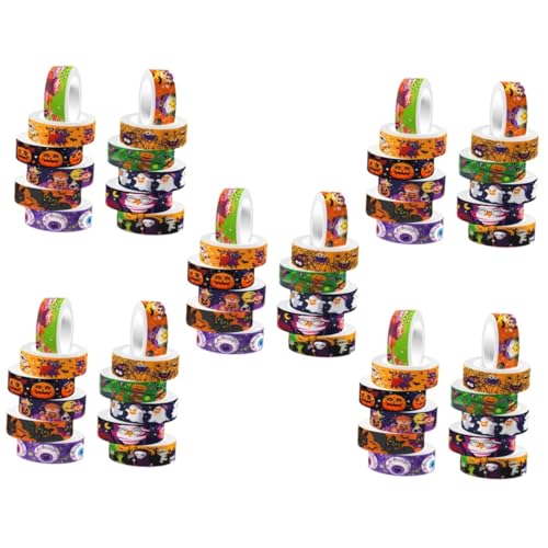 Lurrose 5 Sätze Dünnes Washi-tape Diy-bastelband Washi Tape Zum Verpacken Von Geschenken Dekorative Bänder Dekorative Washi-klebebänder Süßes Band Japanisches Papier Colorful 12 Rollen * 5 von Lurrose