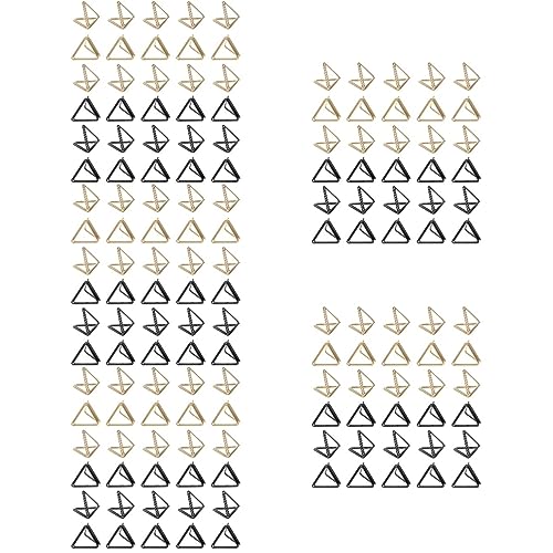 Lurrose 5 Sätze Geformte Büroklammer Hochzeitsdekoration Zeltkarten Festzelt Schreintischorganizer Büroartikel Standard-büroklammern Dreieckige Memoclips Aluminiumlegierung 30 Stück * 5 von Lurrose