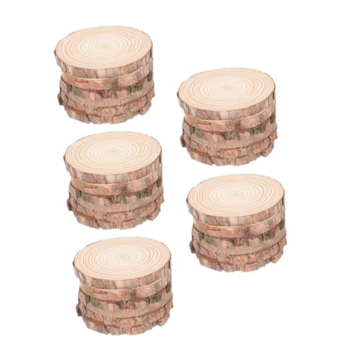 Lurrose 5 Sätze Holzkreise Zum Basteln Naturholz Home Decor Grinds Plakafarbe Craft Kreise Loggen Perlen Zum Basteln Unfertige Rundholzscheiben Holzscheiben Zum Bemalen Hölzern 6 Stück * 5 von Lurrose