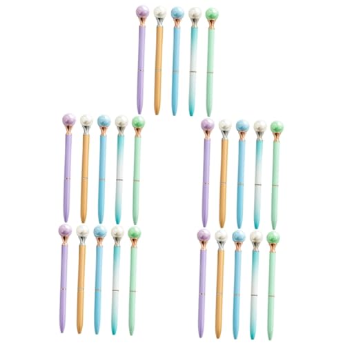 Lurrose 5 Sätze Perlenkugelschreiber Kugelschreiber Blau Stifte Masse Multi-stift Metall Kugelschreiber Schreibwaren Set Schreibstift Für Den Täglichen Gebrauch Schreibzubehör 5 Stück * 5 von Lurrose