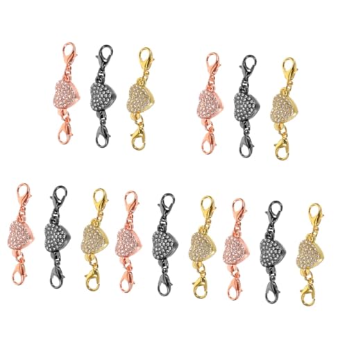 Lurrose 5 Sätze Schmuckzubehör Charms Verbinder Charms Schmuckverbinder Schmuckherstellung Anhänger Herz Charms Für Die Schmuckherstellung Charms Für Halsketten Charm Halskette 3 Stück * 5 von Lurrose