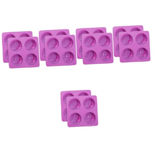 Lurrose 5 Sätze Seifenform Mondkuchenform Seifenherstellungssets Silikon-diy-form Schöne Keksform Formen Zur Seifenherstellung Diy Formen Bonbonformen Kieselgel Violett 2 Stück * 5 von Lurrose