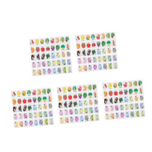 Lurrose 5 Sets Puzzle Obst Kinder Lernen Passendes Spiel Kinder Lernen Karteikarten Pädagogisches Passendes Spiel Kinder Passende Karten Pädagogische Passende Karten Kleinkindspielzeug von Lurrose