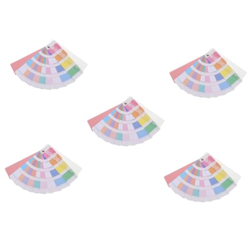 Lurrose 5 Stück 1 farbige Haftnotizen buchzeichen büromaterial Farbige Klebezettel Ordneretiketten farbige Etiketten Lieferungen kommentieren klebrige Registerkarten für Lesezeichen Papier von Lurrose