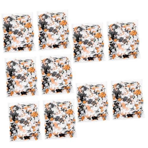 Lurrose 5 Stück 2 Halloween Pailletten Kürbis-Tischstreuer Tischdekoration Halloween-Party-Tischstreuung Halloween Pumpkin halloweenkürbis Party dekorative Pailletten Partyzubehör PVC von Lurrose