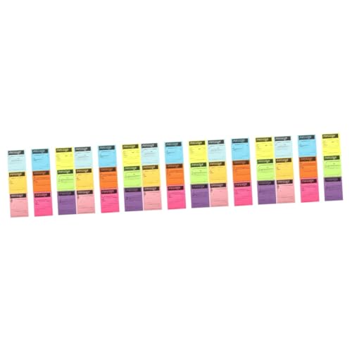 Lurrose 5 Stück 9 Fluoreszierende Haftnotizen liniertes Notizbuch Nachrichten-Notizblöcke Punkt notizzettel memo Notizblock aufkleber Angebot beachten Multifunktions-Nachrichtenpads Papier von Lurrose