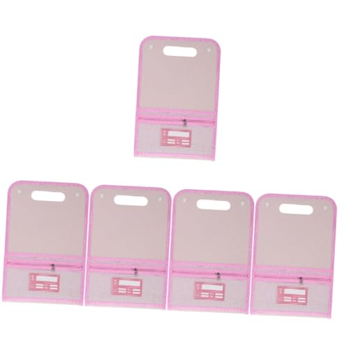 Lurrose 5 Stück Karteikarten Loseblattpapier Farbtrenntafel A5 Geteilte Seiten Verzeichnistrenner Papier Organizer Aufbewahrungsboxen Tragbarer Akten Organizer Erweiterbar Pp von Lurrose