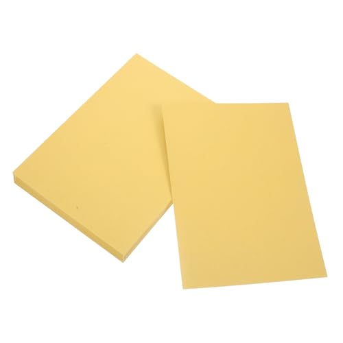 Lurrose 50 Blatt Albumkarton letter paper kreativpapier Bastelpapier esspapier bedrucken kraft paper klares Druckpapier A5-Papier Papier für Drucker Schreibpapier Druckerpapier Golden von Lurrose