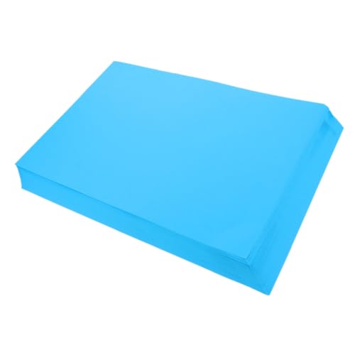 Lurrose 50 Blatt Farbiger Karton kreativpapier paketpapier packpapier Kunsthandwerkspapier geburtstagskarte farbiges Kartonpapier Pastellkarton DIY-Papier bastelpapiere selber machen Blue von Lurrose