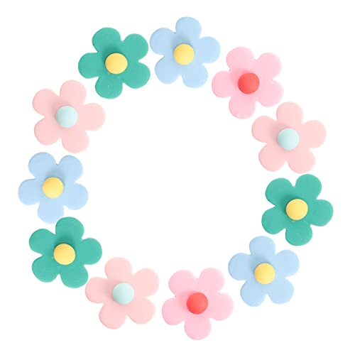 Lurrose 50 Stück Haarnadel-patch Blumen-bastelornament Süßigkeiten-kuchen-anhänger Telefonschalenverzierungen Charme Blumenknopf Handy-hüllen-anhänger Telefon Charms Haarband-dekor Harz von Lurrose