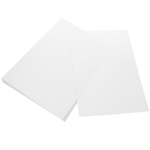 Lurrose 50 Stück Nicht Klebender Karton Weiß Zeichnung Bastelpapier DIY Werkzeuge Karton Papier Papierstau von Lurrose